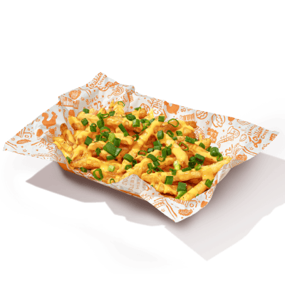 Loaded Fries with cheese and spring onion